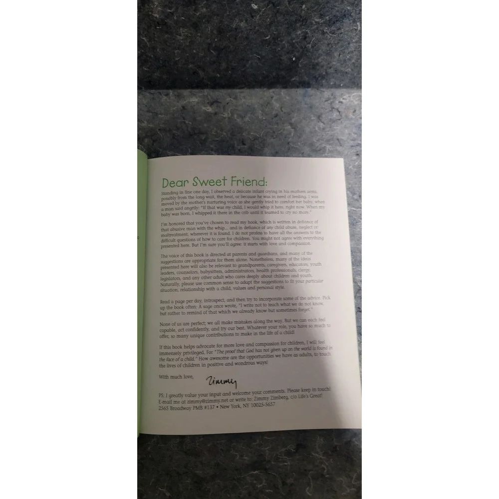 Zimmy's Guide to All Kids‎ Need NWT